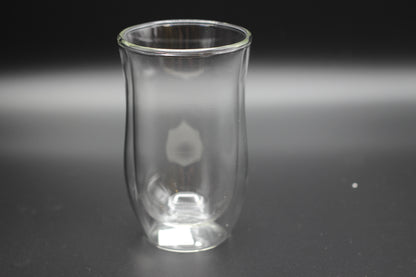 Curved Double Glass without handle 250ml