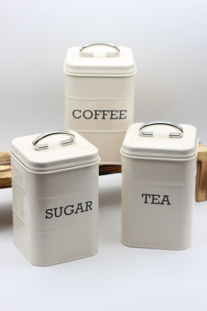 KitchenCraft Canisters for Tea Coffee and Sugar