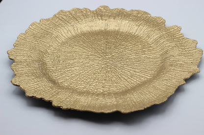 Gold Charger Plates for Dinner Plates