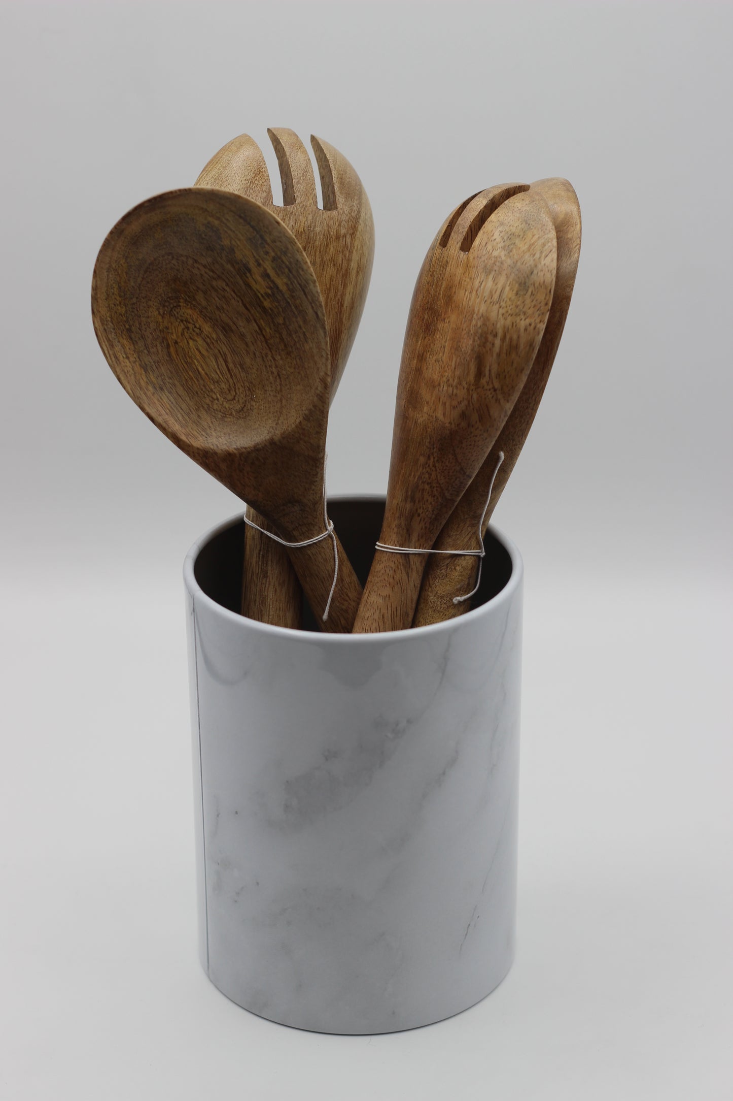 Marble Effect Utensils Holder