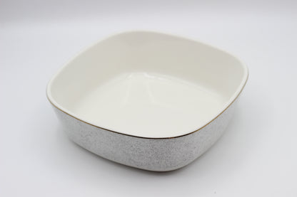 Small Square White with Sparkles Oven Dish