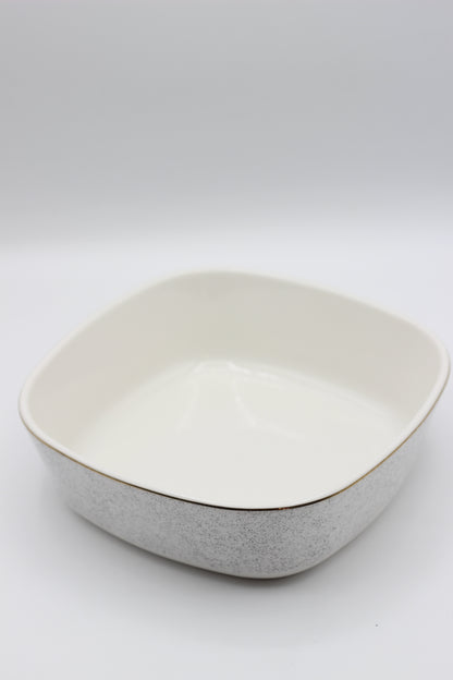 White with Sparkles oven dish - Large