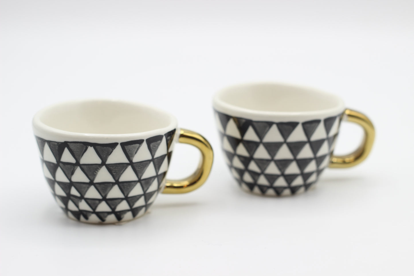 BLACK WITH GOLD ESPRESSO CUP