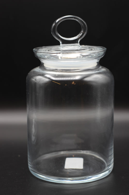 Large  Jar with glass lid