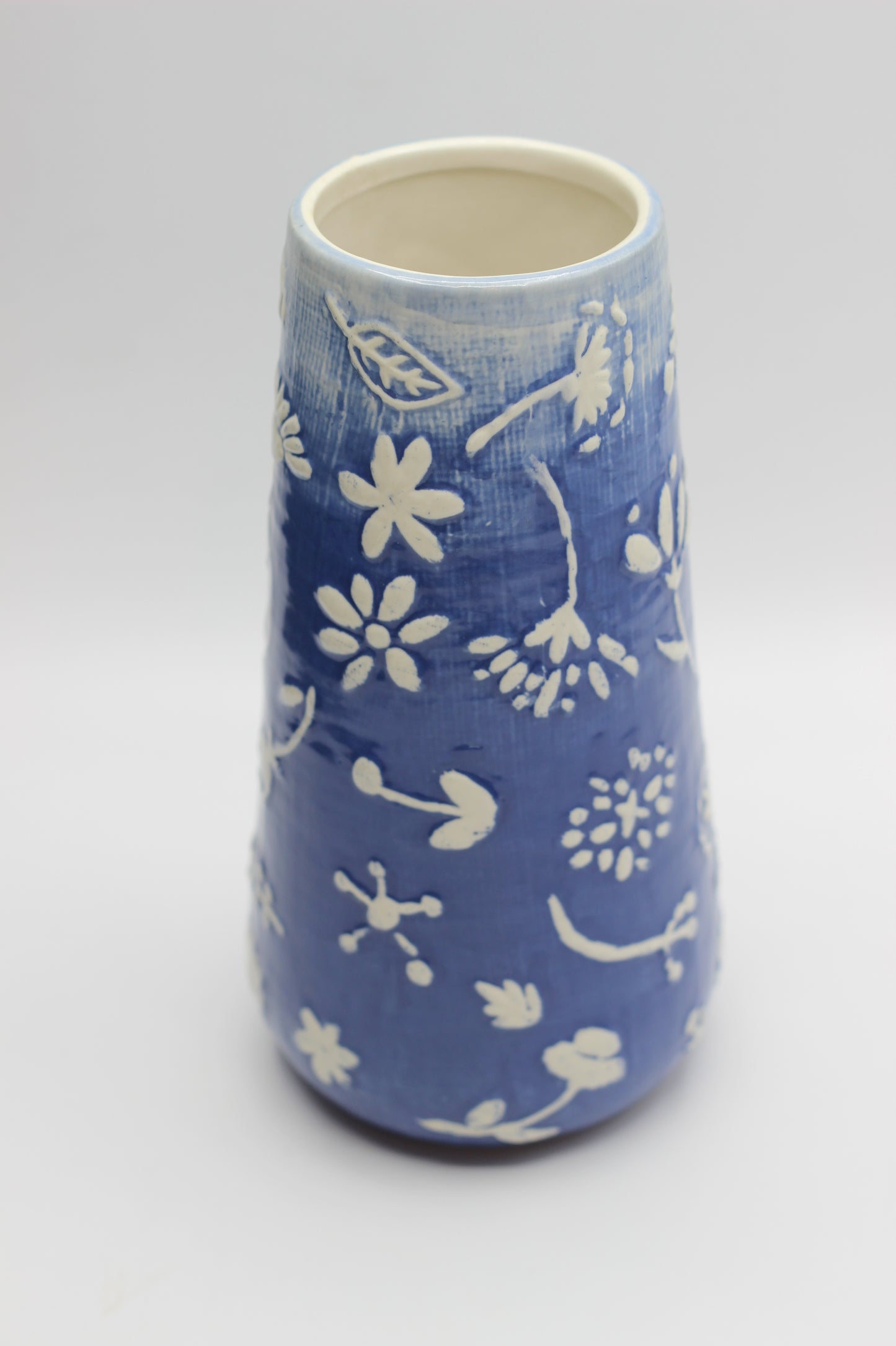 Blue With White porcelain vase