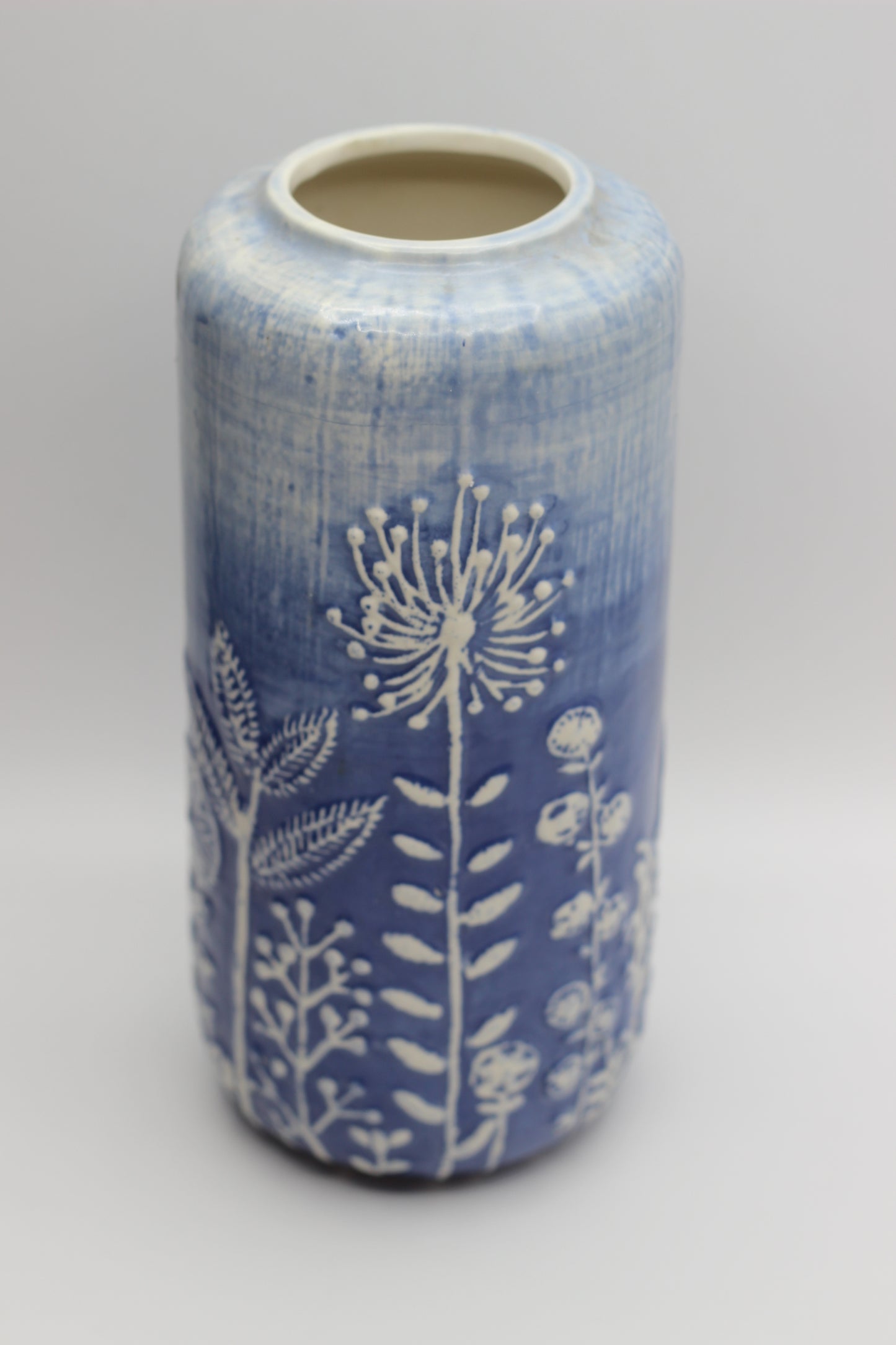 Blue With White porcelain vase