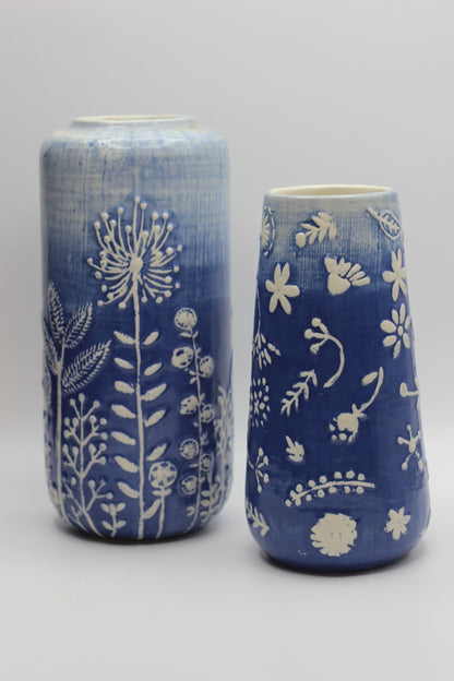 Blue With White porcelain vase