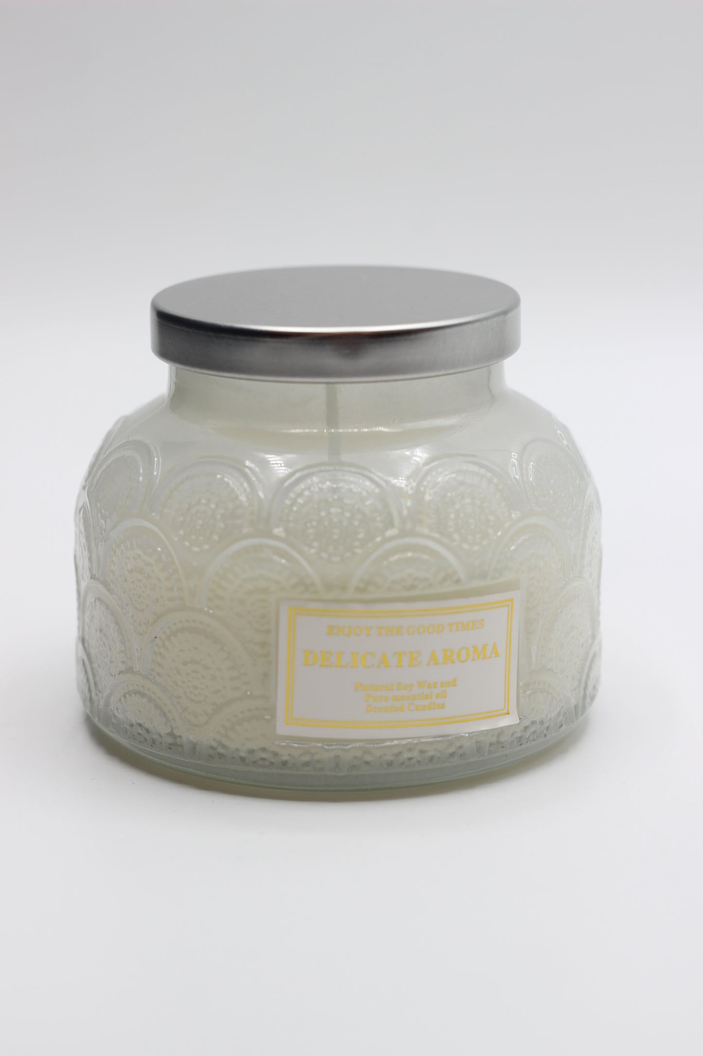 Decorative Scented Candle Jar with Lid