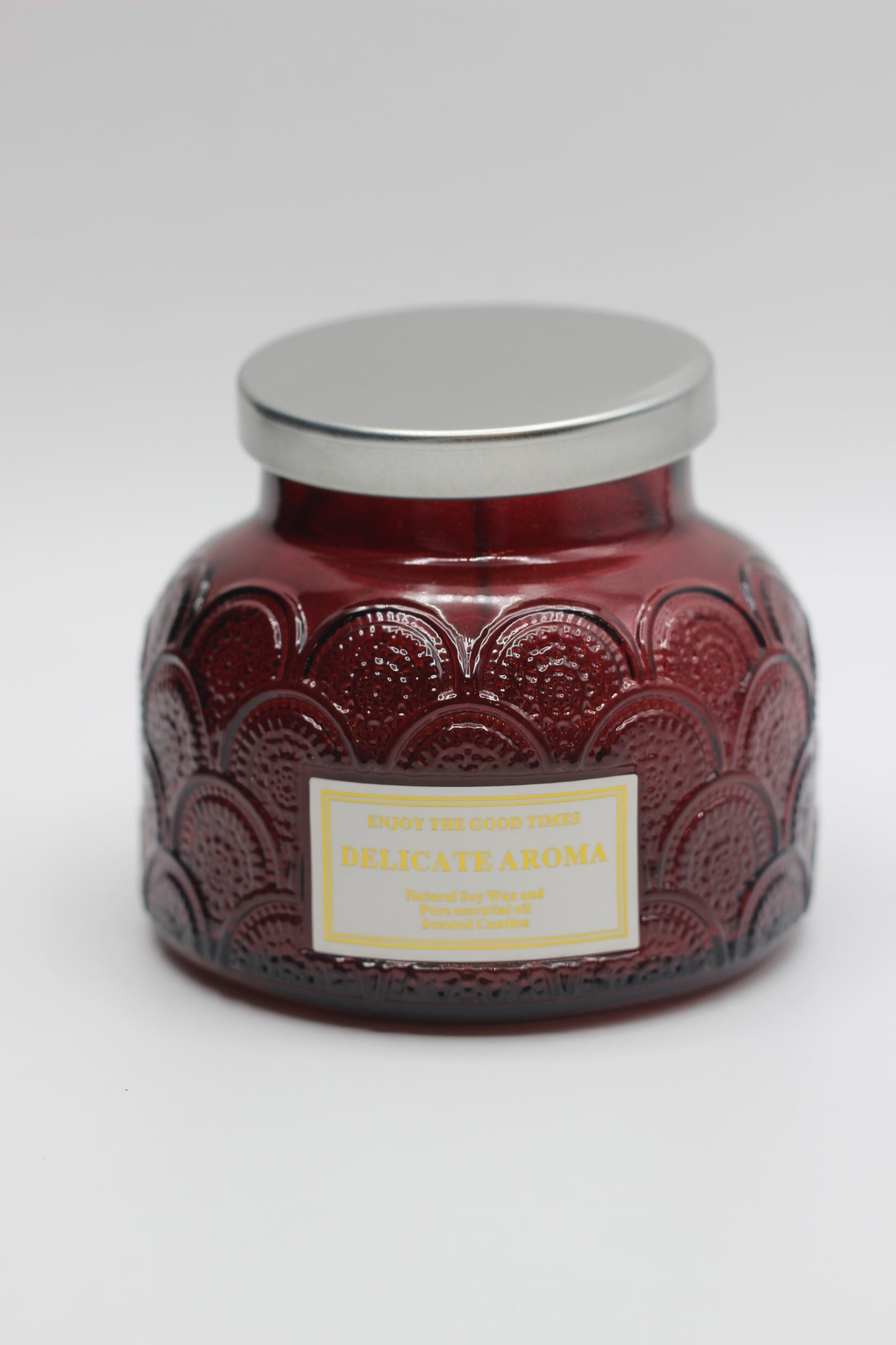 Decorative Scented Candle Jar with Lid