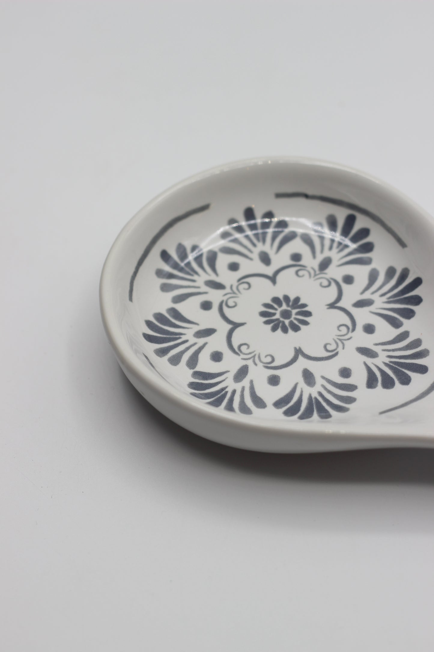 Porcelain Floral Spoon Rest