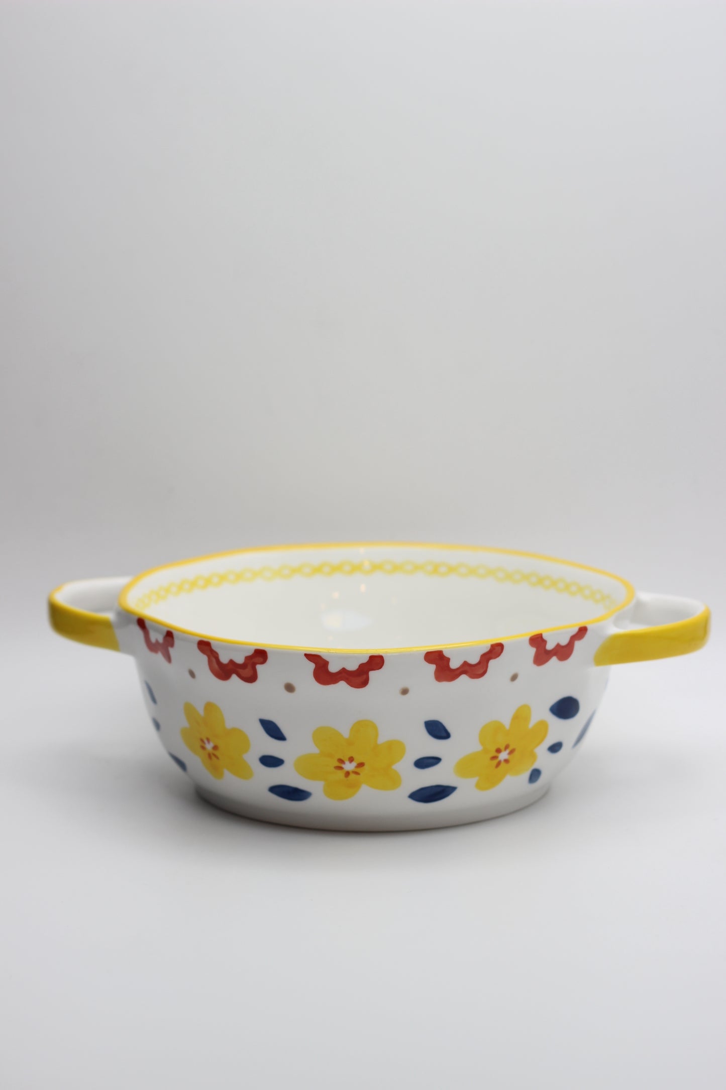 Hand Painted Yellow Bowl