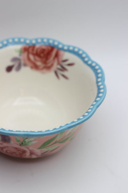 Vintage Floral Bowl