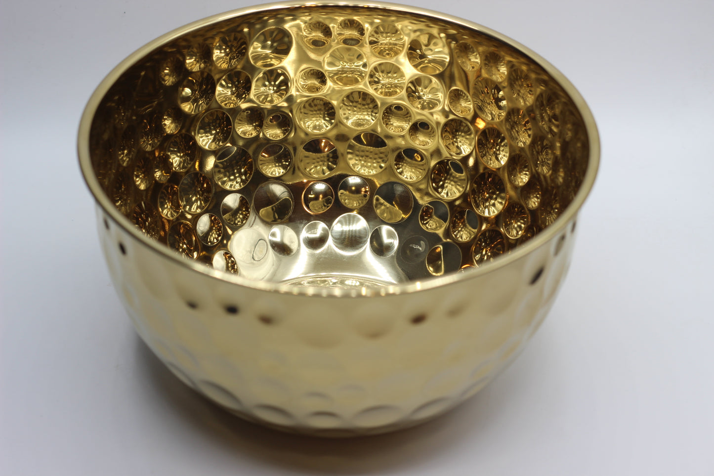 Gold Hammered Bowl