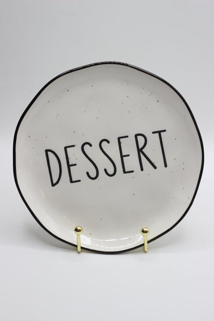 Titled Dinner Plate