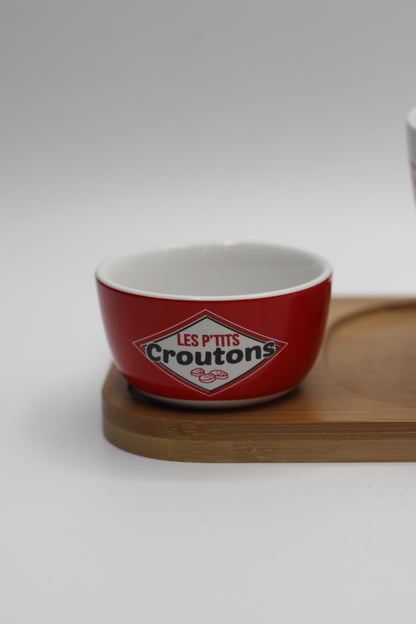 Soup Set with Wooden Board