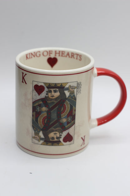 Set of 2 King And Queen Playing Card Mugs