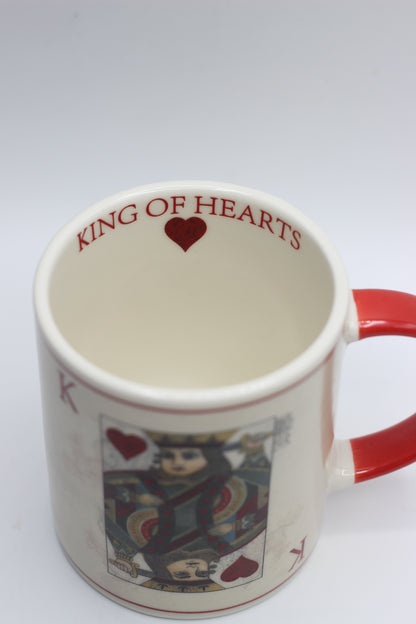 Set of 2 King And Queen Playing Card Mugs