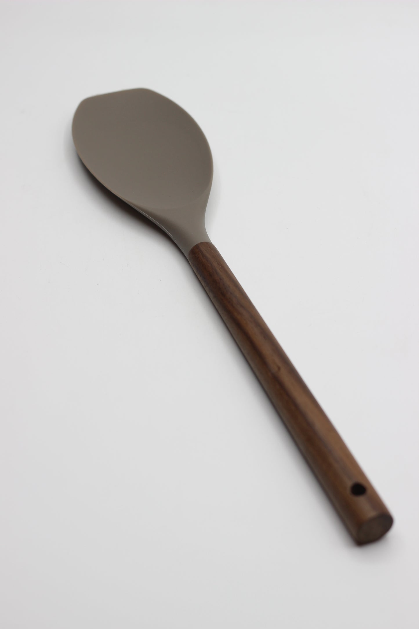 Wooden with Silicone Spatula