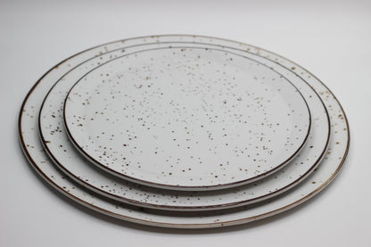 Set of 3 Round Dotted Platters