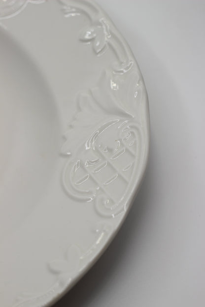 White oval Serving Plate