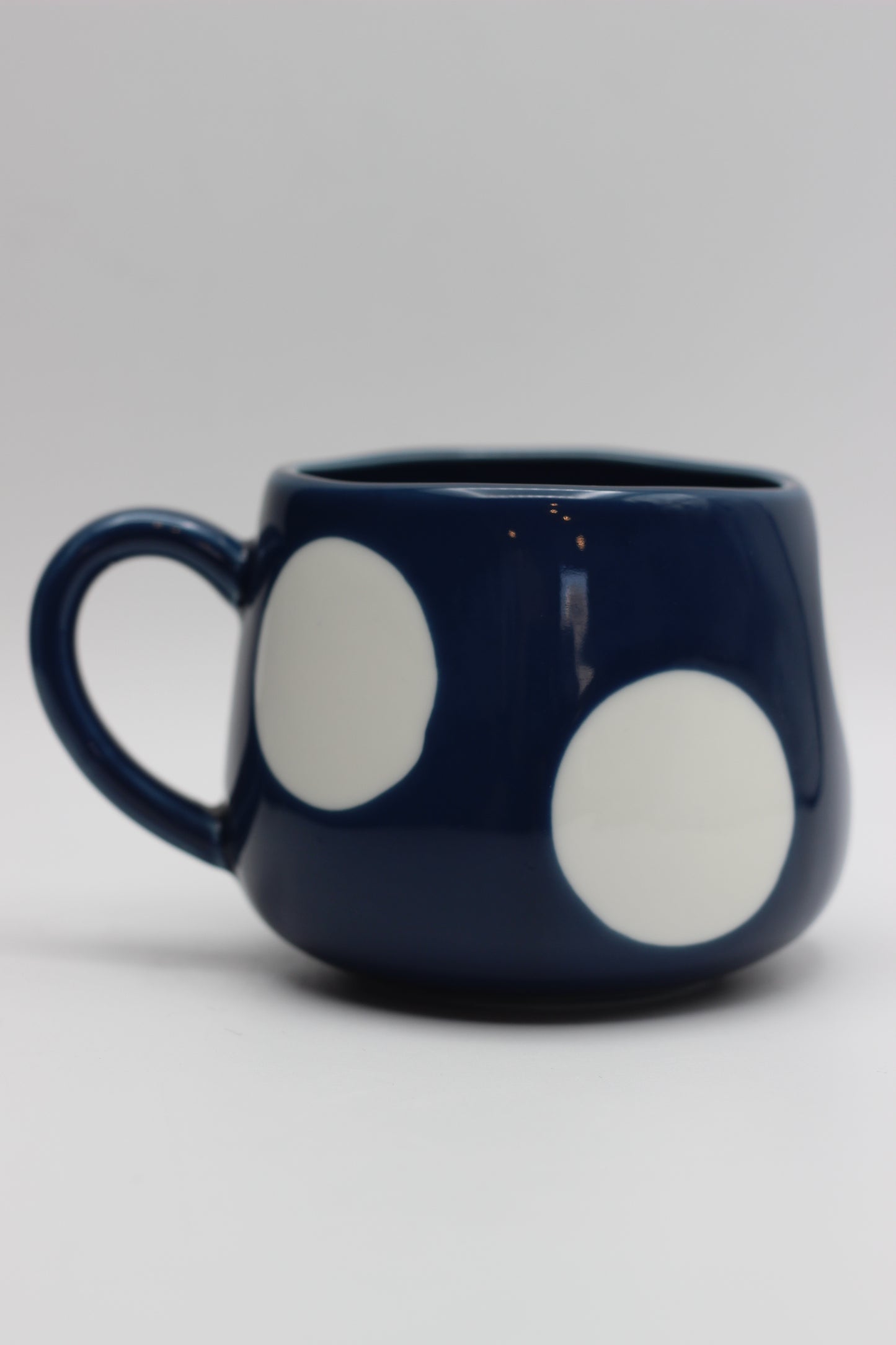 Estelle Polka Mug Blue 380ml