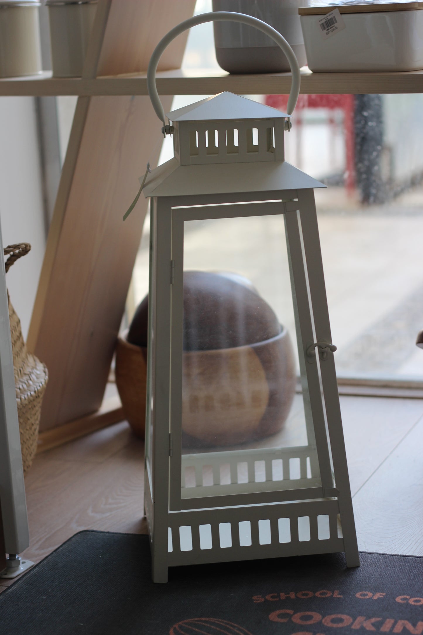 White Glass Lantern