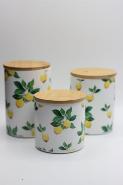 Lemon Canisters Set