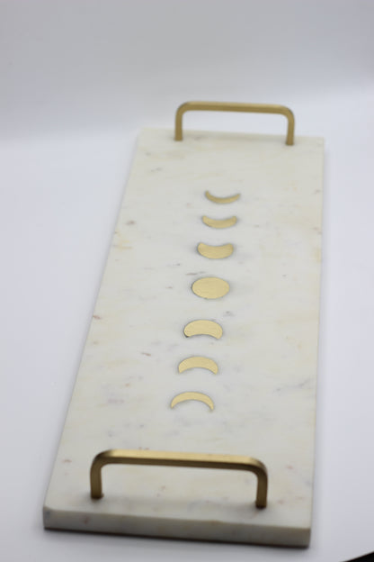 Moon Serving Tray with Handle