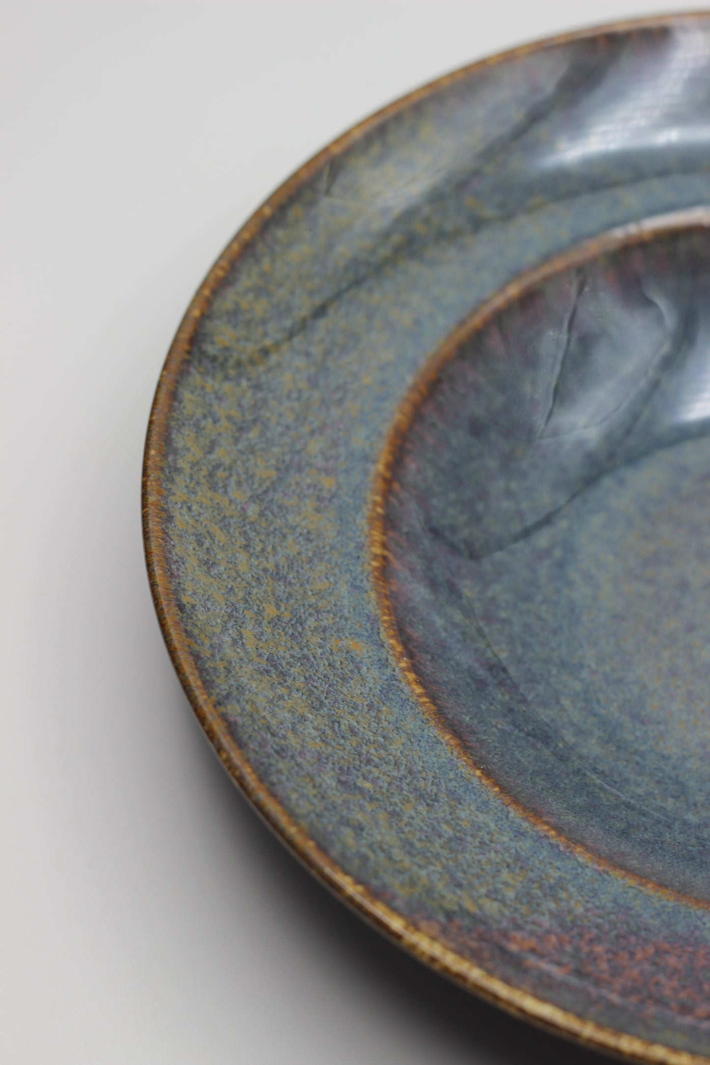 Bluish-Brown Salad Bowl