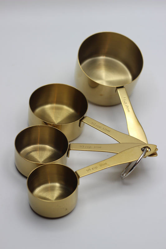 4 Pack Golden Measuring Set