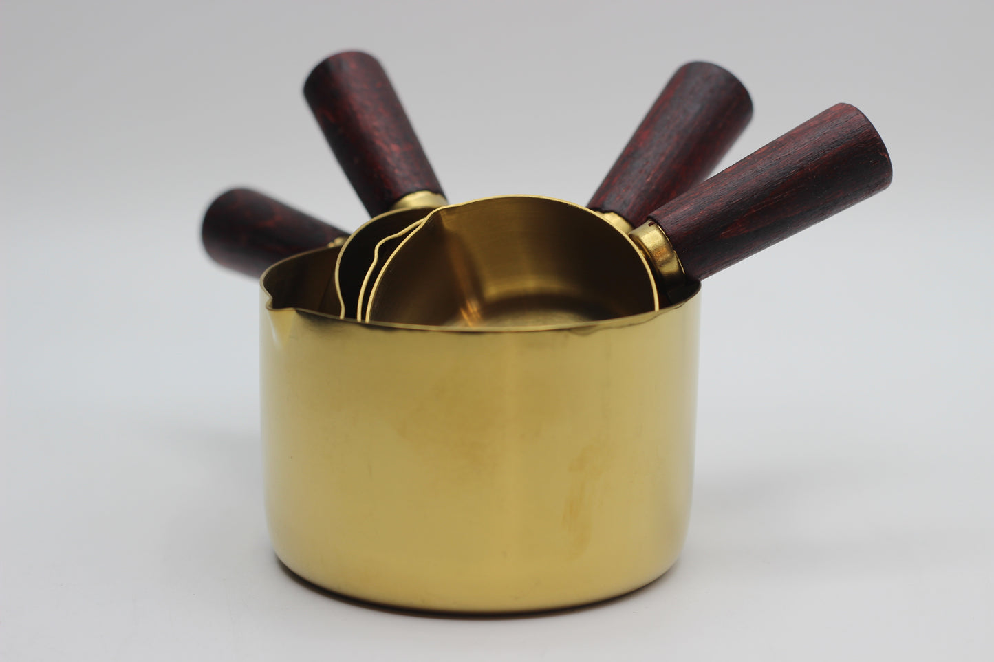 Stackable Gold Measuring Cups