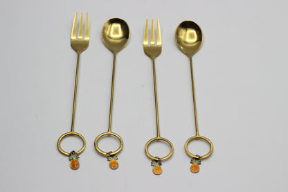 Gold Dessert Set