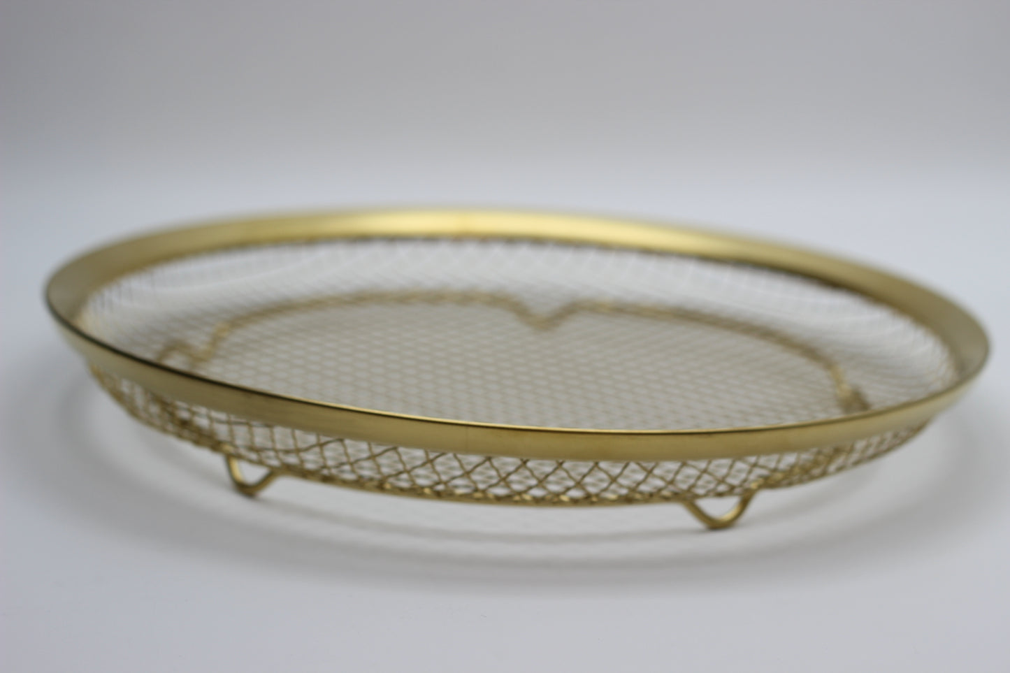 Gold Stainless Steel Strainer Tray