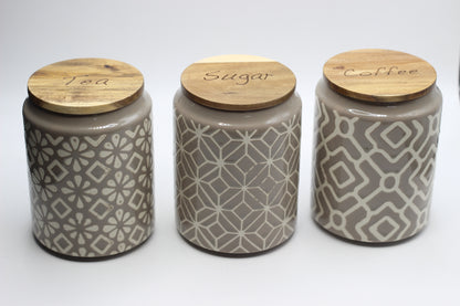 Geometric Canister Set