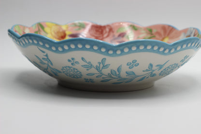 Vintage Floral Bowl