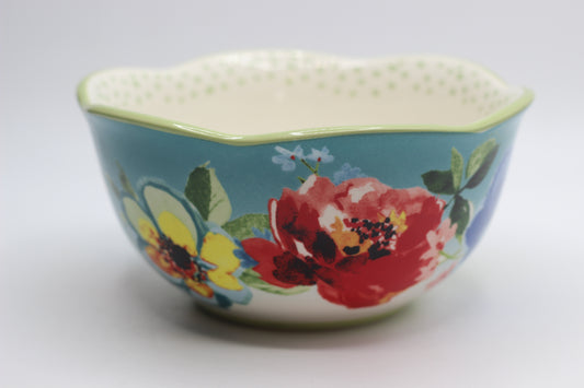 The Pioneer Woman Melody Aqua Green Bowl