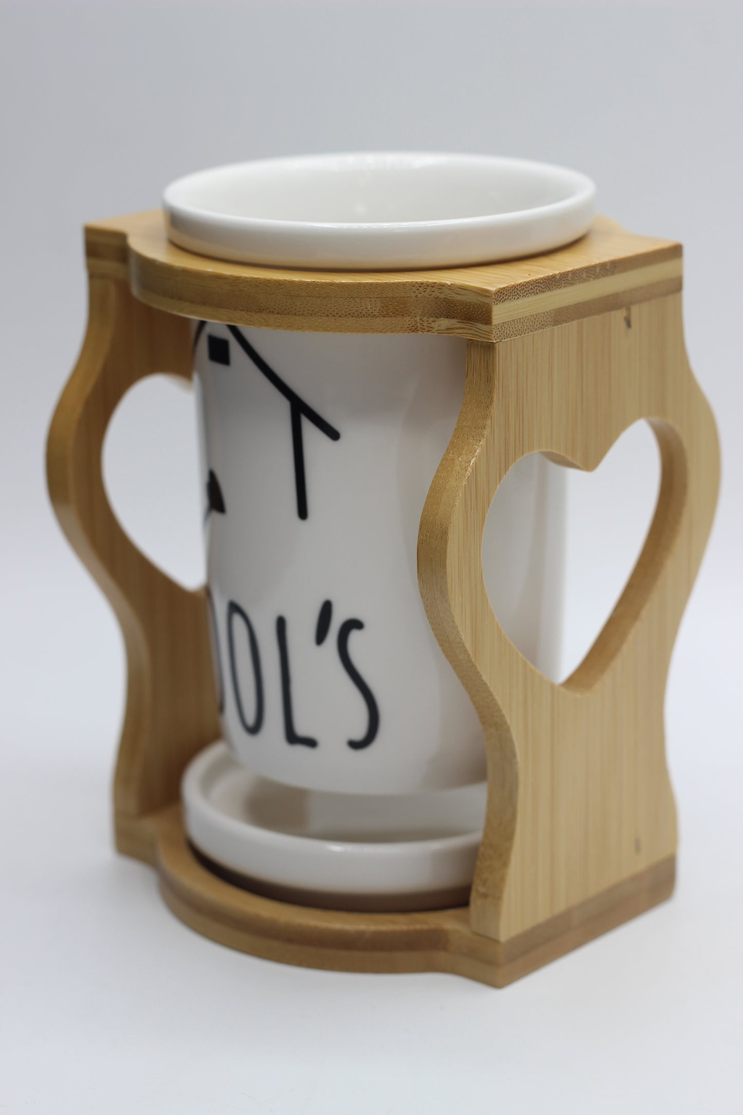 White Ceramic Utensil Holder
