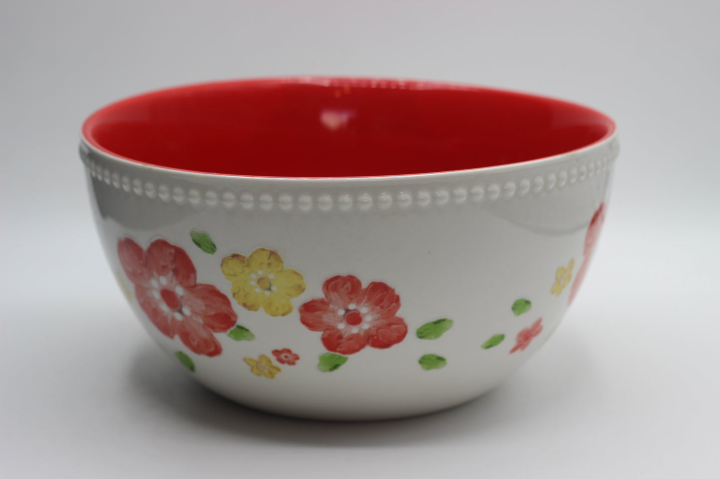 Red Delight Salad and Serving Bowl