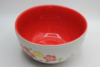 Red Delight Salad and Serving Bowl