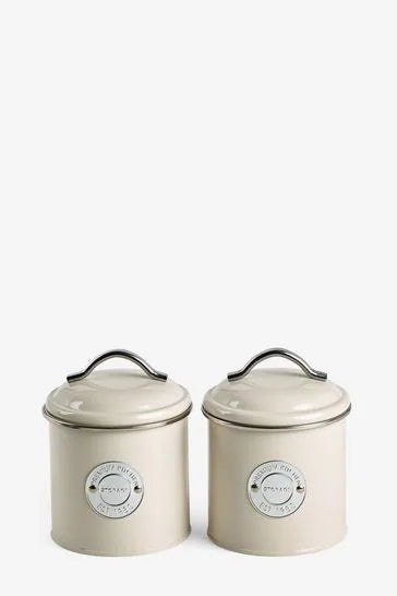 Set of 2 Small Storage Tins