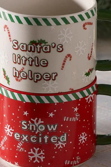 Mini Snow excited mug