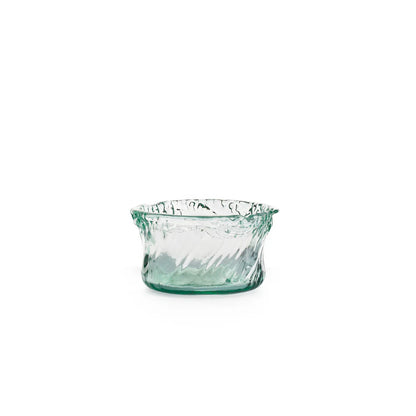 Green Recycled Glass Bowl