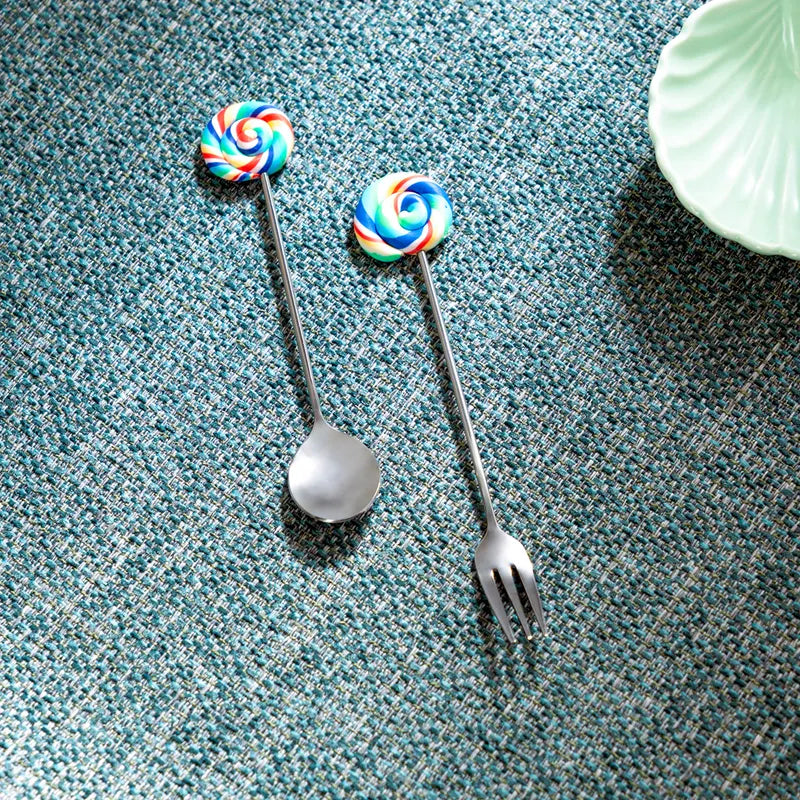 Lollipop Fork Silver