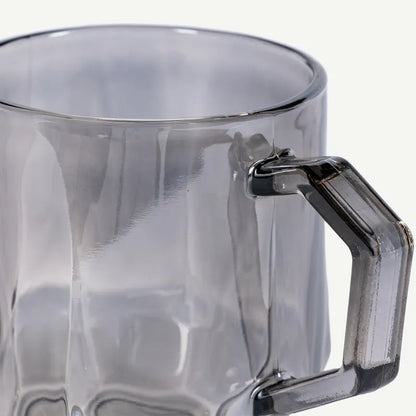 Glass Mug - Grey