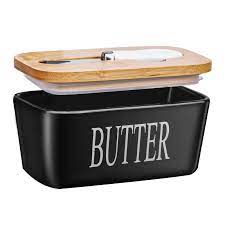 Butter Box with Lid and Knife