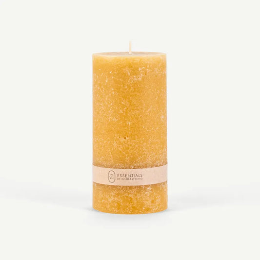 Leena Pillar Candle Amber -7x14cm