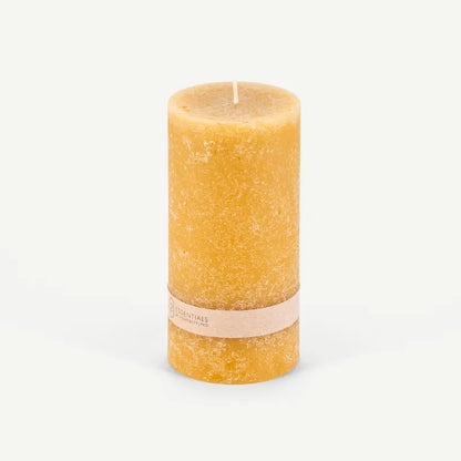 Leena Pillar Candle Amber -7x14cm
