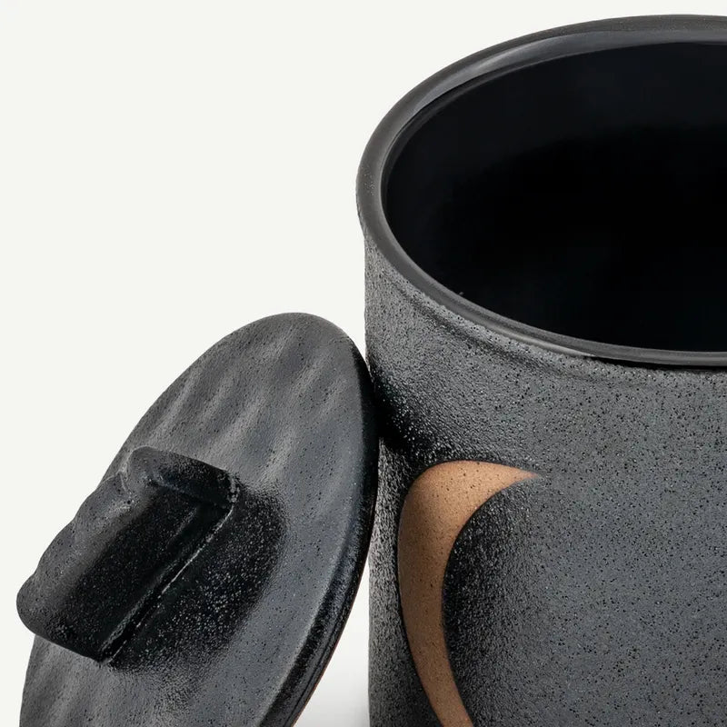 Black Moon Mug With Lid
