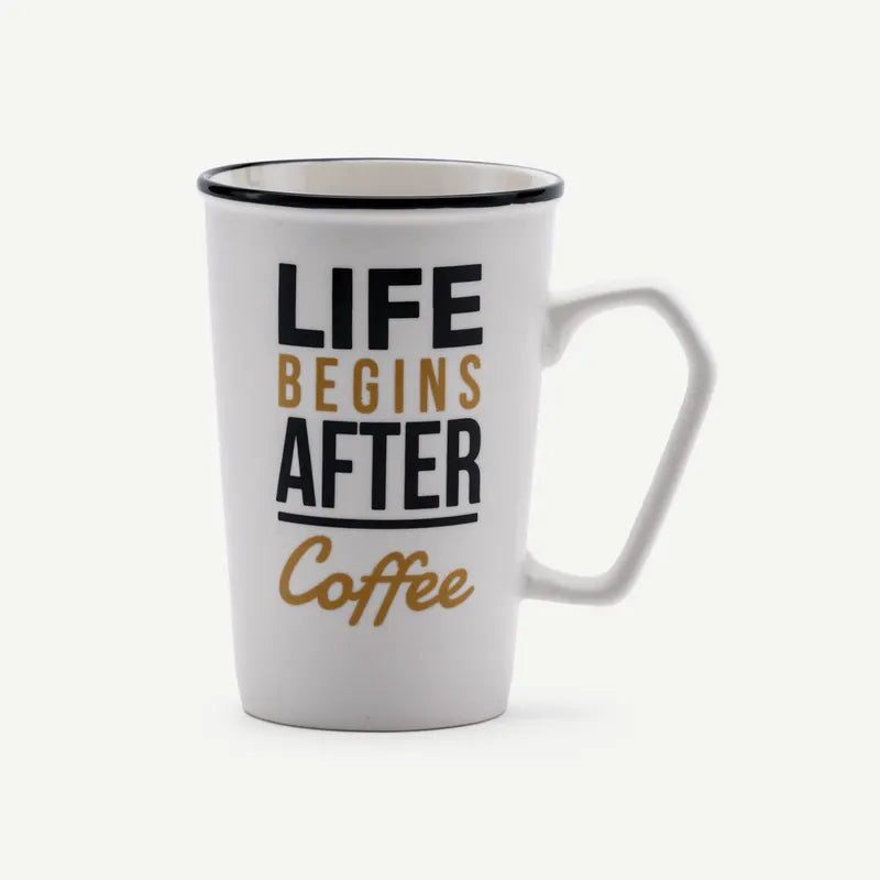 Life Begins After Coffee Mug