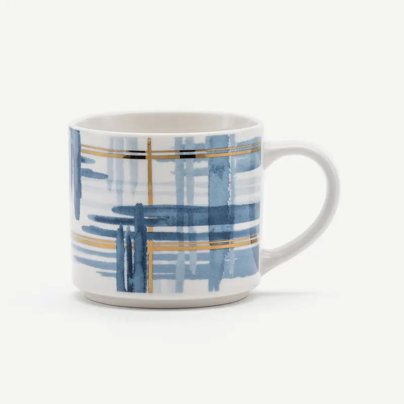 Blue Strokes Mug